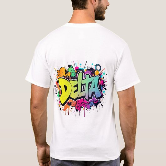 deltavlucht t-shirt (Achterkant)
