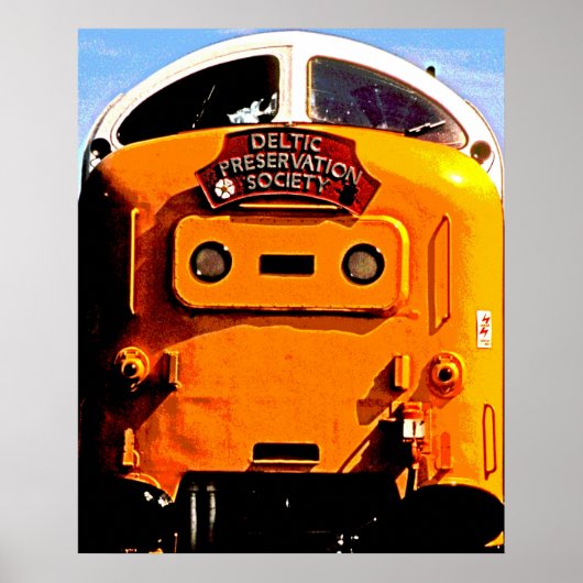 Deltic British Diesel Train Poster (Voorkant)