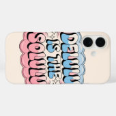 Delulu is de ziel Case-Mate iPhone case (Achterkant (horizontaal))