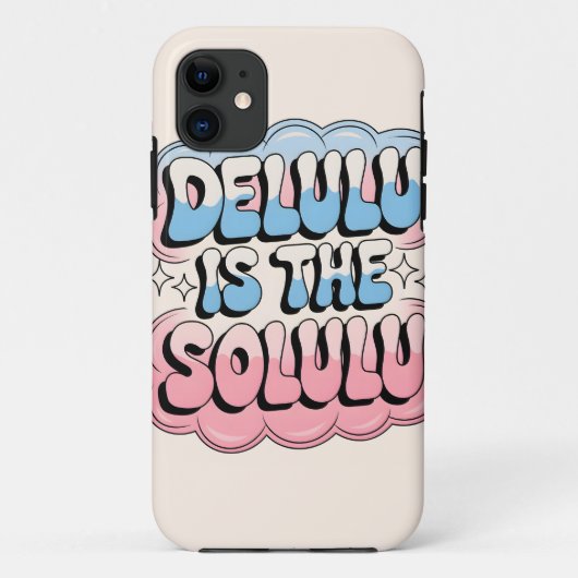 Delulu is de ziel Case-Mate iPhone case (Achterkant)