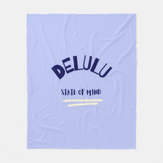 Delulu Staat van Geest Fleece Deken (Voorkant)