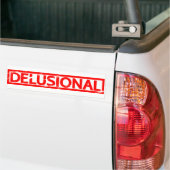 Delusional Stamp Bumpersticker (Op Truck)