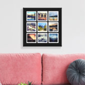 Deluxe 9 Collage van het Fotoraster Canvas Afdruk (Insitu (Woonkamer))
