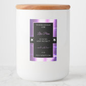 Deluxe Black Lilac brillant brillants Étiquette pr (Devant)