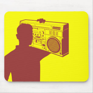 Deluxe Boom Box Mousepad Muismat
