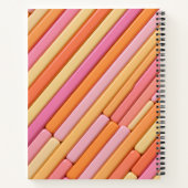 Deluxe Custom Pastel Carnet géométrique - Abstrait (Dos)
