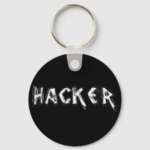 Deluxe Hacker - ruw lettertype Sleutelhanger