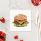 "Deluxe Hamburger" design papieren servetten (Insitu)