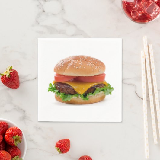 "Deluxe Hamburger" design papieren servetten (Insitu)