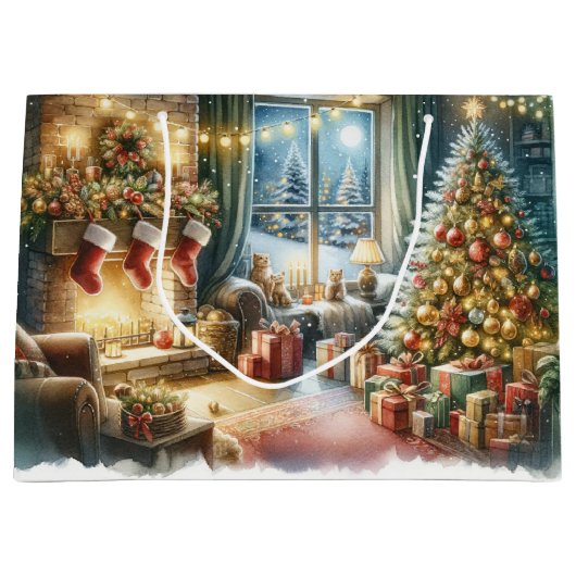 Deluxe Kerstmis Groot Cadeauzakje (Voorkant)