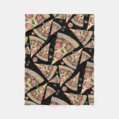 Deluxe Pizza Party Fleece Deken (Voorkant)