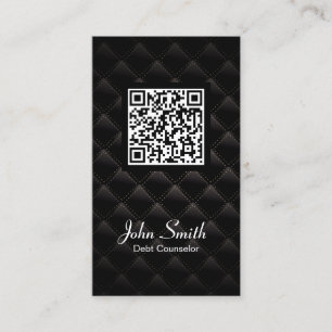 Deluxe QR Code Debt Counselor Visitekaartje