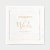 Demain nous faisons minimes et chic | Mariage (Recto)