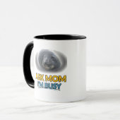Demande à Maman Je Suis Occupé Mug Combo Fun Phoqu (Devant gauche)