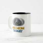 Demande à Maman Je Suis Occupé Mug Étanche Fun Deu (Devant gauche)