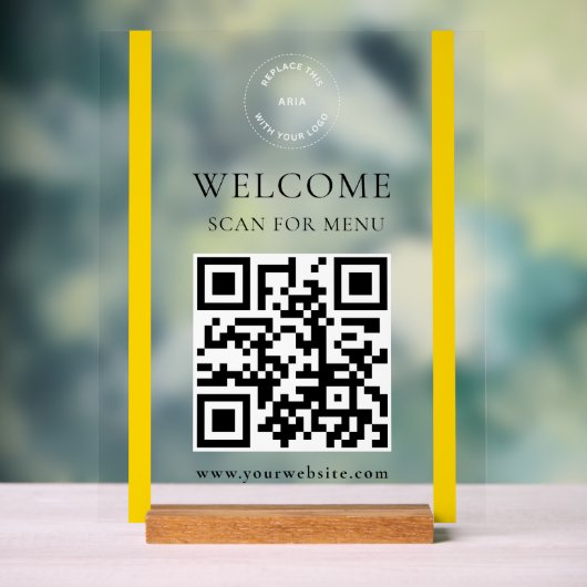 Demande d'avis Google | Code QR Logo Entreprise (Neutre)