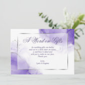 Demande de boîte de carte Amethyst Purple (Debout devant)