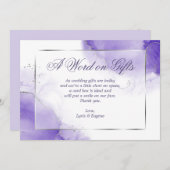 Demande de boîte de carte Amethyst Purple (Devant / Derrière)