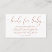 Demande de carnet d'or rose - Invitation Baby show (Devant)