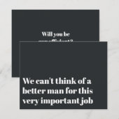 Demande de célébration de mariage drôle Invitation (Devant / Derrière)