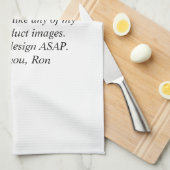 Demande de conception de serviettes de cuisine (Quart Plié)