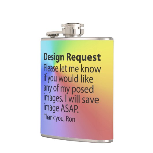 Demande de conception - Flacon enrobé (Gauche)