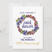 Demande de douche de la carte 50e anniversaire de  (Devant)