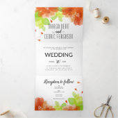 demande de faire-part de mariage noir et blanc 2 (Intérieur)