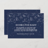 Demande de livre, Baby shower Invitation Insertion (Devant / Derrière)