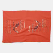 Demande de poulet Serviette de cuisine (Horizontal)