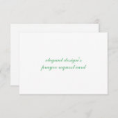 Demande de prière de 3,5 po x5 po rsvp (Devant / Derrière)