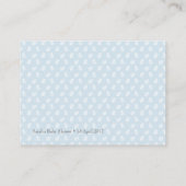 Demande de réservation | Baby shower Invitation - (Dos)