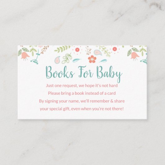 Demande de réservation | Baby shower Invitation -  (Devant)