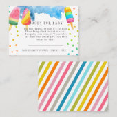 Demande de réservation | Carte de boîtier de Baby  (Devant / Derrière)