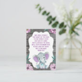 Demande de réservation Carte Eléphant Douche (Debout devant)