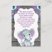 Demande de réservation Carte fille Eléphant Douche (Devant)