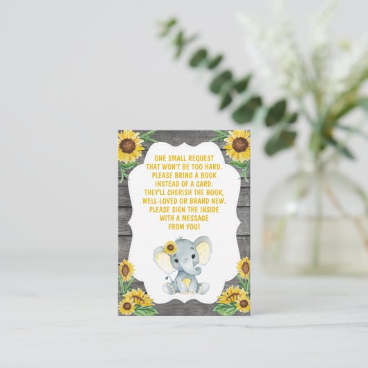 Demande de réservation Carte fille Eléphant Douche (Debout devant)