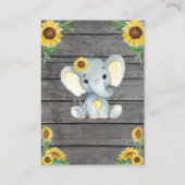 Demande de réservation Carte fille Eléphant Douche (Dos)