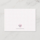 Demande de réservation florale | Carte d'insertion (Dos)