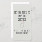 Demande de témoin | Invitation témoin de mariage (Devant / Derrière)