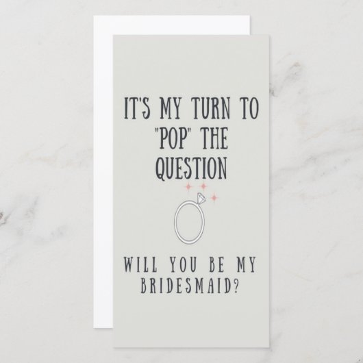 Demande de témoin | Invitation témoin de mariage (Devant / Derrière)