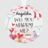 Demande en mariage | Veux-tu m'épouser ? Nom perso (dos)