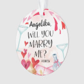 Demande en mariage | Veux-tu m'épouser ? Nom perso (devant)
