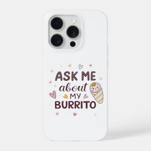 Demande-moi à propos de mon bébé burrito mignon Ar (Verso)
