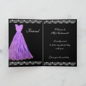 DEMANDE SPÉCIALE - Faire-part de mariage PURPLE Go (Intérieur)