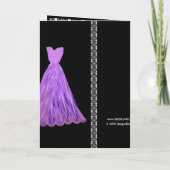 DEMANDE SPÉCIALE - Faire-part de mariage PURPLE Go (Dos)
