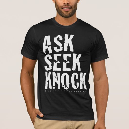 Demander à la recherche Knock Cracked T T-shirt (Devant)