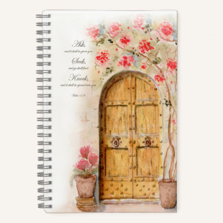 Demander Knoek Scripture Verse Carnet Spiral