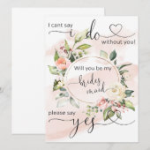 Demander la carte de proposition d'une femme de mé (Devant / Derrière)