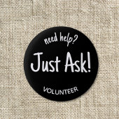 Demander l'aide Badge volontaire